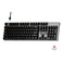 Newmen GM325Pro Mechanical Keyboard104 Keys Rainbow LED Backlit Wired Gaming KeyboardsHotSwap Metal Panel ABS Black Keycaps Gaming Mechanical Keyboard for Windows Laptop PC Linear Red Switches