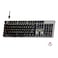 Newmen GM325Pro Mechanical Keyboard104 Keys Rainbow LED Backlit Wired Gaming KeyboardsHotSwap Metal Panel ABS Black Keycaps Gaming Mechanical Keyboard for Windows Laptop PC Linear Red Switches