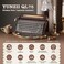 YUNZII QL75 Wireless Typewriter Hot Swap Retro Mechanical KeyboardPunk Round KeycapsRGB Backlit QMKVIA Programmable MultiDevice Keyboard with 24GHzTypeCBT50 Wood Cocoa Cream V2 Switch