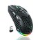 SOLAKAKA SM600 Honeycomb Shell Gaming Mouse WirelessTriModes BT24G WirelessTypeC Wired Gamer Mouse with 2 Side Buttons Macro Programmable and RGB Light for PCMacLaptopBlack