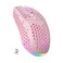 SOLAKAKA SM600 Pink Wireless Gaming Mouse with Honeycomb Shell Side ButtonsTriModesBT51BT5124GHz Lightweight RGB Wireless Mouse for PCTabletDesktopOfficeGames