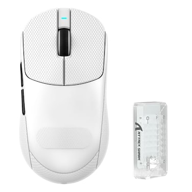 MAMBASNAKE ATTACK SHARK X8 PRO 8K Wireless Gaming MousePAW3395PRO 40K DPI SensorTriMode Broadcom BK52820 ChipSuperlight Ergonomic Mouse for Large HandsCloudBased Softwarefor WinMacWhiteTape