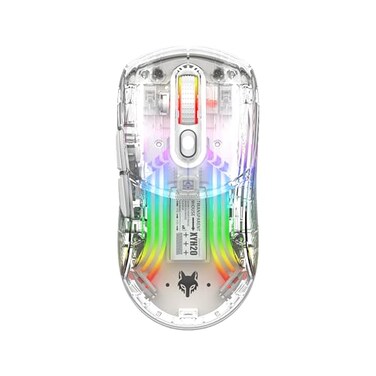 Attoe Bluetooth Wireless Mouse Transparent RGB Mechanical Dual Mode Gaming Mouse A MustHave Cool USB Computer Mouse for Gaming and Esports