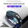 AULA SC100 Silent Wireless Gaming Mouse Rechargeable with Side Buttons LED Backlit DPI Adjustable 24G Wireless Optical Computer Mice Punk Cool Mouse for GamesWork Black