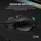 Corsair M65 RGB Ultra Tunable FPS Gaming Mouse Marksman 26000 DPI Optical Sensor Optical Switches AXON HyperProcessing Technology Sensor Fusion Control Tunable Weight System Black