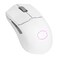 Cooler Master MM712 Wireless Gaming Mouse White with Adjustable 19000 DPI 24GHz and Bluetooth Ultraweave Cable PTFE Feet RGB Lighting and MasterPlus Software