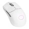 Cooler Master MM712 Wireless Gaming Mouse White with Adjustable 19000 DPI 24GHz and Bluetooth Ultraweave Cable PTFE Feet RGB Lighting and MasterPlus Software