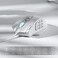 Redragon M908 Impact RGB LED MMO Gaming Mouse with 12 Side Buttons Optical Wired Ergonomic Mouse with Max 12400DPI High Precision 18 Programmable Macro Shortcuts Comfort Grip White