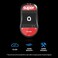 Pulsar Gaming Gears Superglide2 New Controllable Speed Textured Surface Smoothest Mouse FeetGlides Made with Ultra Strong Glass Smooth and Durable Sole for EndGameGear XM2WE RED