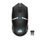 Corsair NIGHTSABRE RGB Wireless Gaming Mouse for FPS MOBA 26000 DPI 11 Programmable Buttons Up to 100hrs Battery iCUE Compatible Black