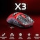 MANBASNAKE ATTACK SHARK X3 Wireless Gaming Mouse 49g Bluetooth24GUSBC Ergonomic Computer Mouse PAW3395 26K DPI Sensor 200h Battery Life Programmable Buttons Griptape Gaming Accessories for PCLaptopMac
