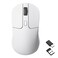 Keychron M3 Wireless Gaming Optical Mouse TriMode 24 GHzBluetooth 51Wired PixArt PAW 3395 sensor 26000 DPI LED RGB Backlit79g Lightweight Programmable Macro Button for Windows PCMac White