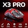MANBASNAKE Attack Shark X3 Pro 4K8K Hz Mouse 59g Superlight BT24G WirelessWired Gaming Mouse PixArt PAW3395 Gaming Sensor 26000 DPI Griptape Programmable Buttons for Win11XboxPSMacRed