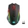 Redragon M612 PRO RGB Gaming Mouse 8000 DPI WiredWireless Optical Mouse with 9 Programmable Buttons 7 Backlit Modes BT 24G Wireless Software Supports DIY Keybinds Rapid Fire Button