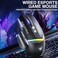 AULA S12Pro White Wired Gaming Mouse12800 DPI Optical Gamer Mouse with RGB Backlit8 Programmable ButtonsSoftware Supports DIY Keybinds Rapid Fire Button