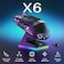 MAMBASNAKE Attack Shark X6 Wireless Gaming MouseRGB Magnetic Charging Dock49g Ultralight X3 UpgradeTriMode 24GHzBT52USBCPAW3395 Sensor 26KDPIG502 Programmable Mice for WinMac BlackTape