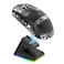 MAMBASNAKE Attack Shark X6 Wireless Gaming MouseRGB Magnetic Charging Dock49g Ultralight X3 UpgradeTriMode 24GHzBT52USBCPAW3395 Sensor 26KDPIG502 Programmable Mice for WinMac BlackTape