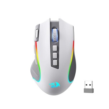 Redragon M612 PRO RGB Gaming Mouse 8000 DPI WiredWireless Optical Mouse with 9 Programmable Buttons 7 Backlit Modes BT 24G Wireless Software Supports DIY Keybinds Rapid Fire Button