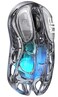 GravaStar Mercury M2 Wireless Gaming Mouse with 26000 DPI PAW3395DM Sensor 79g Lightweight HollowedOut Design 5 Programmable Buttons 5 Dynamic Lightsync RGB Transparent Black