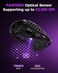GravaStar Mercury X Wireless Gaming Mouse 32000 DPI PAW 3950 Sensor 1000Hz Polling Rate Only 49g Magnesium Alloy Hollow Frame RGB Lighting 5 Programmable Buttons