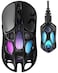 GravaStar Mercury X Pro Wireless Gaming Mouse Come with 8K Dongle 32000 DPI PAW 3950 Sensor 8000Hz Polling Rate Only 49g Magnesium Alloy Hollow Frame RGB Lighting 5 Programmable Buttons