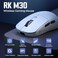 RK ROYAL KLUDGE RK M30 Wireless Gaming Mouse 24000 DPI 43g UltraLightweight PAW3311 Sensor 24GBluetoothUSBC Rechargeable Wireless Mouse with 5 Programmable Buttons for PCMac White