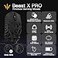 SMACKAPE WLMOUSE Beast X Pro UltraLight 39g Magnesium Gaming Mouse PAW3950 HS Sensor 8K Polling Rate 30000 DPIOM TTC Switches Customizable Side PanelsBlackTTC SwitchSide Slits