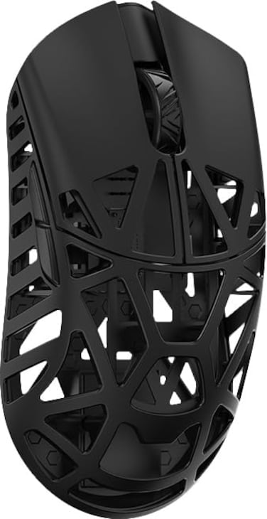 SMACKAPE WLMOUSE Beast X Pro UltraLight 39g Magnesium Gaming Mouse PAW3950 HS Sensor 8K Polling Rate 30000 DPIOM TTC Switches Customizable Side PanelsBlackTTC SwitchSide Slits