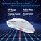 TMKB Technology Mechanical KeyBoard TMKB Falcon M1 Wireless Gaming Mouse 24000DPI Optical Sensor 180Hrs Battery Lightweight 6 Programmable Buttons RGB Strip 24GBT52USBC Wired for PCMacLaptop Matte Whi