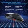 TMKB Technology Mechanical KeyBoard TMKB Falcon M1 Wireless Gaming Mouse 24000DPI Optical Sensor 180Hrs Battery Lightweight 6 Programmable Buttons RGB Strip 24GBT52USBC Wired for PCMacLaptop Matte Bla