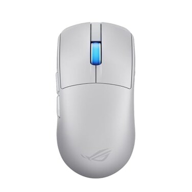 ASUS ROG Harpe II Ace Wireless Esports Gaming Mouse 2025 ProTested RightHanded 48g Lightweight TriMode Connectivity 42K DPI 8K Polling 101Hr Battery WebBased Tool PCMac Support White