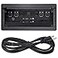 JS VI DEO JS TECHNOLOGY Tabletop Multimedia Connectivity Box with 4 AC Power2 HDMI2 RJ451 USB30 Port 1 USBC 2 Audio with 558ft Power Cord for Conference Room Office DeskBlack