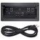 JS VI DEO JS TECHNOLOGY Tabletop Multimedia Connectivity Box with 4 AC Power2 HDMI2 RJ451 USB30 Port 1 USBC 2 Audio with 558ft Power Cord for Conference Room Office DeskBlack