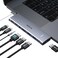 MOKiN MacBook Pro Adapter USB C Adapter for MacBook ProAir M1M2M3 2022 2021 2020 13 15 16 Mac Dongle with 4K HDMI 3 USB 30 USB C 30 and 100W Thunderbolt 3 Audio Support MagSafe 3 Charging