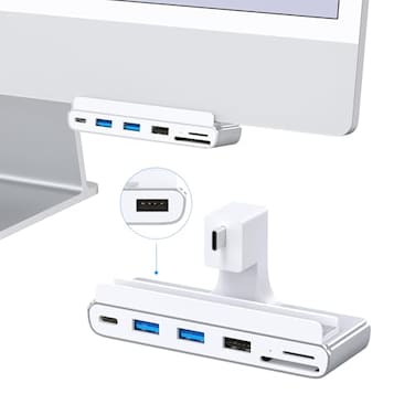 GEWOKLIY 7in1 USB C Hub for iMac M1M3M4 USB 30 5Gbps SDTF Card Reader Docking Station for iMac 24 inch M1M3M4