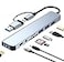 vienon USB C Hub USB Hub 30 VIENON Aluminum 8 in 1 USB Extender with SDTF Card Reader 35mm Aux Headphone Jack for MacBook Pro Air and More PCLaptopTablet Devices