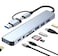 vienon USB C Hub USB Hub 30 VIENON Aluminum 8 in 1 USB Extender with SDTF Card Reader 35mm Aux Headphone Jack for MacBook Pro Air and More PCLaptopTablet Devices