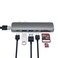 Satechi USB C Hub Adapter USBC Dongle 7 in 1 USBC with 4K HDMI 87W PD Charging USBC Data 2 USBA Data MicroSD Card Readers for MacBook AirProNeo Space Gray