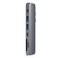 Satechi USB C Hub Adapter USBC Dongle 7 in 1 USBC with 4K HDMI 87W PD Charging USBC Data 2 USBA Data MicroSD Card Readers for MacBook AirProNeo Space Gray