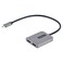 StarTech.com StarTechcom USBC to Dual HDMI Adapter USB TypeC MultiMonitor MST Hub Dual 4K 60Hz HDMI Laptop Display Extender Splitter HDR ExtraLong BuiltIn Cable Windows Only MST14CD122HD
