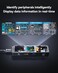 DOCKCASE Explorer Edition Visual Smart USB C Hub 6in1 with HDMI Port 4K60HzGigabit EthernetUSBC and 2 USBA 5Gbps Data Ports 100w PD Power Delivery for MacBook AirPro XPS and More