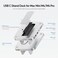 PULWTOP Mac mini M4 Dock with 4TB M2 SSD Enclosure 8in1 Aluminum Vertical USBC Hub for Mac mini M4 Pro Hub Stand with USBAC 32 10Gbps 2xUSBA 20 35mm Audio SDTF SSD NOT Included