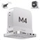 PULWTOP Mac mini M4 Dock with 4TB M2 SSD Enclosure 8in1 Aluminum Vertical USBC Hub for Mac mini M4 Pro Hub Stand with USBAC 32 10Gbps 2xUSBA 20 35mm Audio SDTF SSD NOT Included