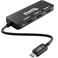 Plugable USB C to HDMI Multi Monitor Adapter Triple 4K60 Displays Driverless MST Hub for Windows Chrome OS USBC Thunderbolt USB4 Laptops Multi HDMI Ports HDR HDCP Compliant USBCMSTH3