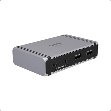 CalDigit E5 Thunderbolt 5 Element 5 Hub 9 Ports 4 x Thunderbolt 5USB4 v2 3 x USBA 2 x USBC 10Gbs Single 8K Dual 6K8K or Two 4K240Hz Displays 90W Charging 08m Cable 180W PSU