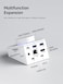 Hagibis Knob USB C Hub with Shortcut Buttons RGB TypeC Docking Station with 4K60Hz HDMI 100W PD 5Gbps USBC 2 USB30 25G RJ45 AUX SD30 Micro SD30 for MacBook iPad Pro Laptop White 25G