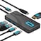SABRENT USB C Hub 5in1 10Gbps USBA USBC Ports Single 4K60Hz HDMI 100W PD Input 80W Laptop Charging Compact Aluminum Docking Station for MacBook iPad Laptops Tablets HBTG5P