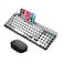 Guiheng Wireless Keyboard and Mouse Combo with Phone Tablet Holder Rechargeable DualMode Bluetooth 50 and 30 24G MultiDevice Silent Mouse for Windows iPad Tablet MacOSiOSAndroid WhiteGrey