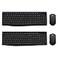 Lovaky Wireless Keyboard and Mouse Combo 24G FullSized Ergonomic Keyboard 3 DPI Adjustable Cordless USB Mouse Quiet Click for ComputerLaptopWindowsMac 2 Pack Black