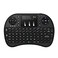 Rii Upgraded 24GHz Mini Wireless Keyboard with TouchpadQWERTYLED BacklitPortable Keyboard for laptopPCTabletsWindowsMacTVXboxPS3Raspberry Pi i8 Black